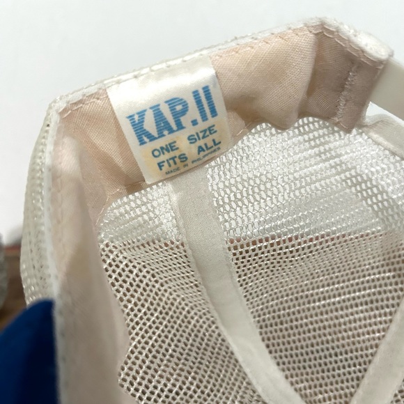 Vintage 80s  MOOG Nascar Racing Snapback Trucker Hat - Picture 4 of 6